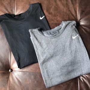 (2) Nike DRI-FIT athletic shirts